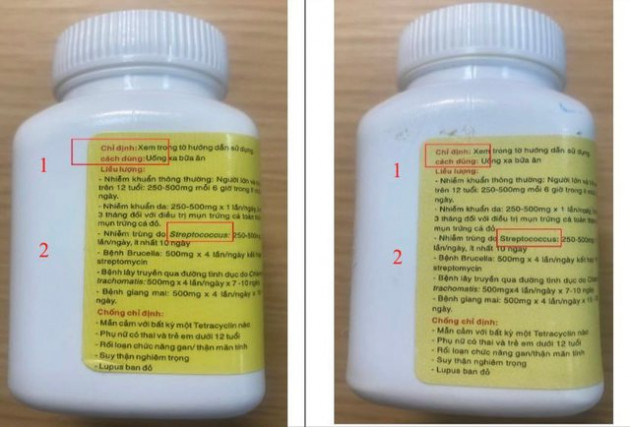  Phát hiện lô thuốc Tetracyclin 250mg giả - Ảnh 2.