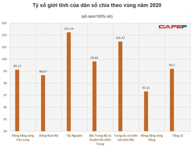 Phát hiện mới trong thống kê giới Việt Nam 2020: Người dân ở vùng nào dễ 'ế' nhất?