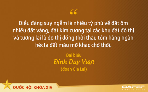 Phát ngôn làm nóng nghị trường: Nhiều tỷ phú ôm đất vàng, đất kim cương để chờ thời! - Ảnh 6.