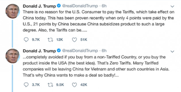 Phía sau những dòng Tweet của Tổng thống Trump và cơ hội cho Việt Nam - Ảnh 1.