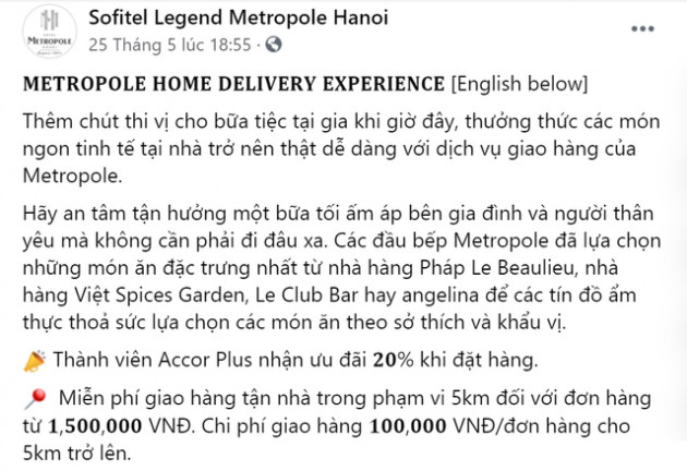 Phía sau việc loạt khách sạn 5 sao từng phục vụ nguyên thủ các nước chuyển sang bán đồ ăn đồ ăn sang chảnh ship tận nhà - Ảnh 4.