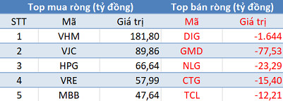 Phiên 2/12: Khối ngoại bán ròng hơn 1.100 tỷ đồng, tâm điểm giao dịch thỏa thuận DIG - Ảnh 1. Phiên 2/12: Khối ngoại bán ròng hơn 1.100 tỷ đồng, tâm điểm giao dịch thỏa thuận DIG - Ảnh 1.