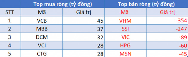 Phiên 7/9: Khối ngoại đẩy mạnh bán ròng 802 tỷ đồng, tâm điểm giao dịch bộ đôi VHM và SSI - Ảnh 1.