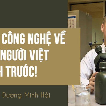 Phó giáo sư gốc Việt sản xuất ra "siêu vật liệu - lấy rác dọn rác": Tôi muốn đem công nghệ về Việt Nam, vì tôi là người Việt Nam