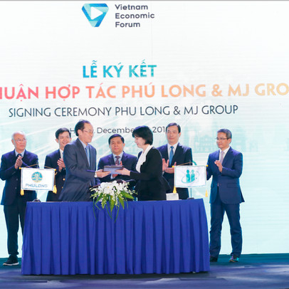 Phú Long ký kết với MJ Group hợp tác phát triển dịch vụ chăm sóc sức khoẻ và làm đẹp cao cấp