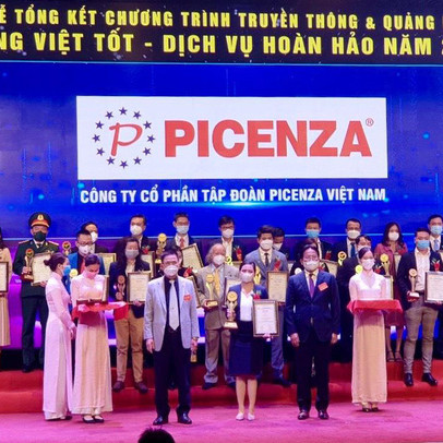 Picenza nhận giải thưởng Top 10 Thương hiệu nổi tiếng hàng đầu Việt Nam 2021