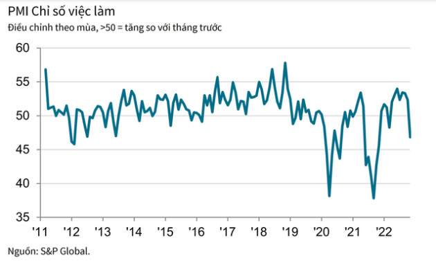 PMI Việt Nam tháng 11 giảm còn 47.4 điểm do điều kiện kinh tế thế giới xấu đi - Ảnh 2.
