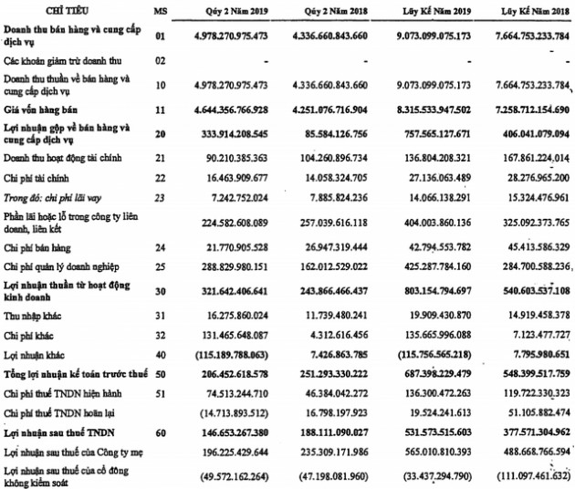 PVS hoàn thành 95% kế hoạch lợi nhuận năm 2019 sau 6 tháng, khoản phải thu dự án Sao Vàng – Đại Nguyệt tăng mạnh - Ảnh 1.