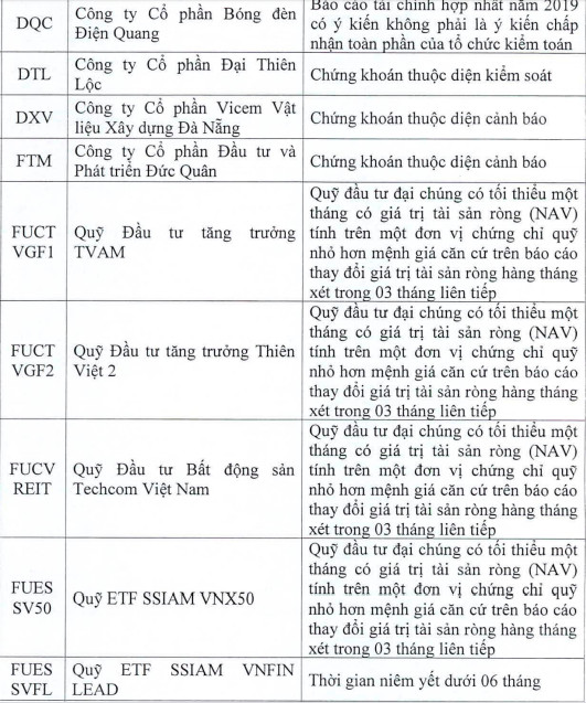 Quý 3/2020, HoSE cắt margin đối với 59 mã chứng khoán - Ảnh 2.