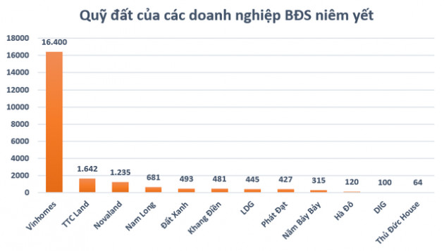 Quỹ đất lớn của các doanh nghiệp địa ốc đang nằm ở đâu? - Ảnh 1.