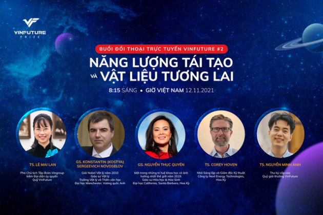 Quỹ VinFuture tổ chức đối thoại “Năng lượng tái tạo vật liệu tương lai” - Ảnh 2.