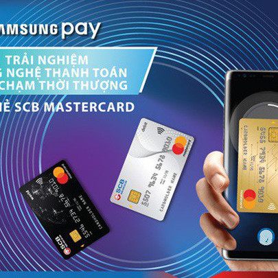 Ra mắt tính năng Samsung Pay cho thẻ quốc tế SCB Mastercard