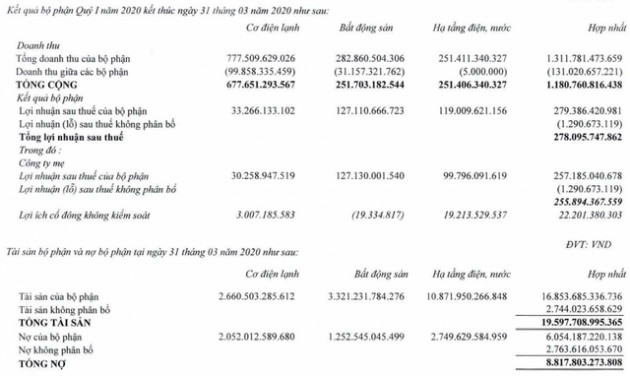 REE: Lãi ròng quý đầu năm giảm hơn 27% về 256 tỷ đồng - Ảnh 2.