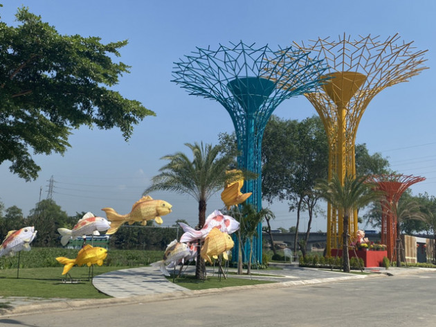 Rộn ràng Tết Việt ở chung cư, khu đô thị - Ảnh 12. Rộn ràng Tết Việt ở chung cư, khu đô thị - Ảnh 12.