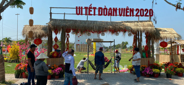 Rộn ràng Tết Việt ở chung cư, khu đô thị - Ảnh 14. Rộn ràng Tết Việt ở chung cư, khu đô thị - Ảnh 14.