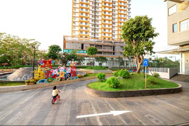 Rộn ràng Tết Việt ở chung cư, khu đô thị - Ảnh 7. Rộn ràng Tết Việt ở chung cư, khu đô thị - Ảnh 7.