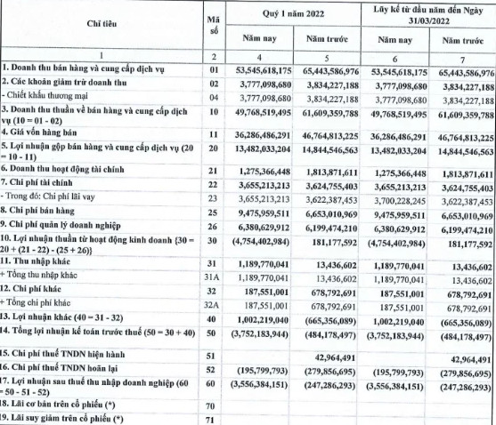 Sá xị Chương Dương tiếp tục lỗ quý thứ 5 liên tiếp - Ảnh 1.