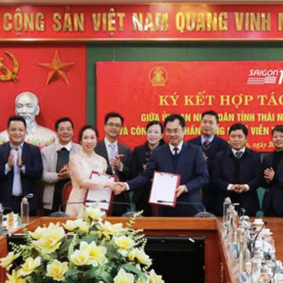 Saigontel tài trợ tỉnh Thái Nguyên lập quy hoạch, chuyển đổi số