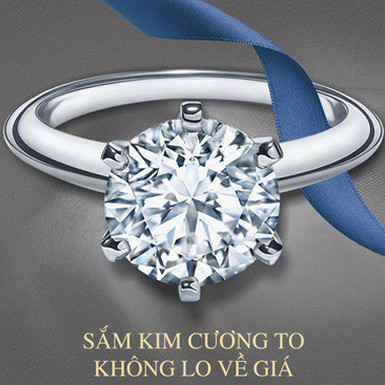Sắm kim cương to không lo về giá