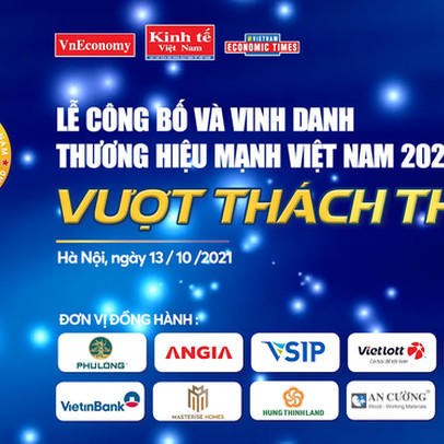 Sắp diễn ra Lễ công bố và vinh danh Thương hiệu mạnh Việt Nam 2020-2021