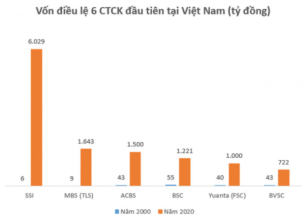 Sau 20 năm hoạt động, quy mô Công ty chứng khoán tăng trưởng vượt bậc, nhưng giá cổ phiếu gần như “bất động” - Ảnh 1.