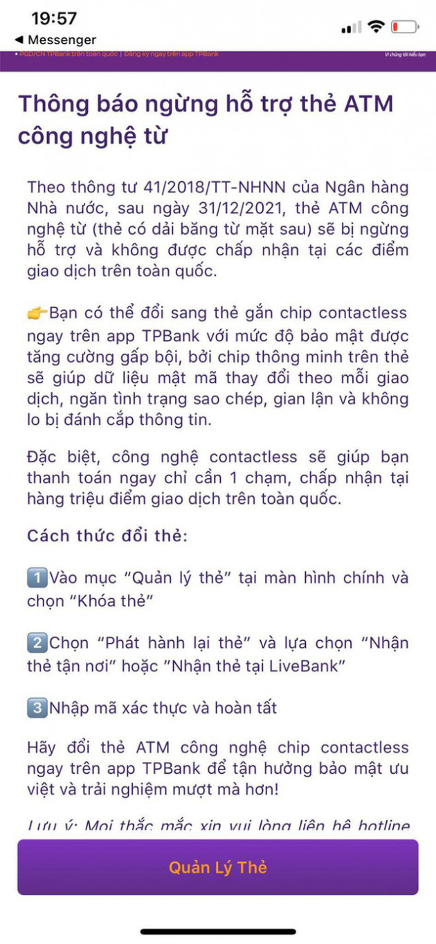  Sau 31/12/2021, thẻ từ ATM sẽ không sử dụng được tại tất cả các điểm giao dịch trên cả nước, người dùng nên chú ý! - Ảnh 2.