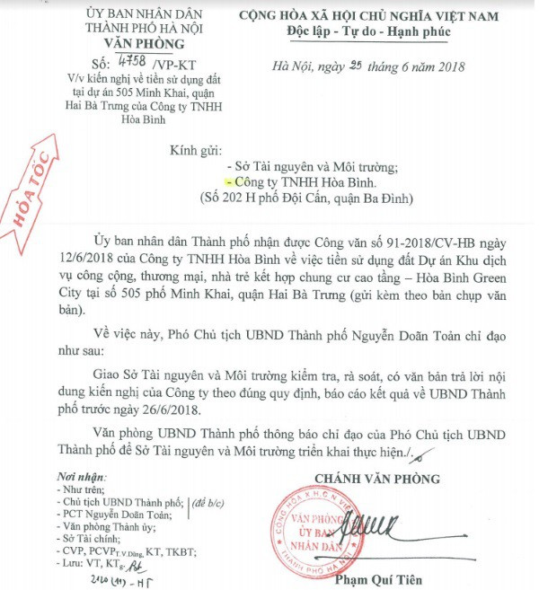 Sau công văn hỏa tốc của Hà Nội và cuộc gặp bất ngờ của đại gia “Đường bia”, cư dân Hòa Bình Green City mong sớm có sổ đỏ - Ảnh 4.