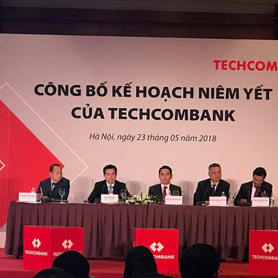 Sau niêm yết, cổ đông Techcombank sẽ "ngập" trong cổ tức bằng cổ phiếu với tỷ lệ 200%