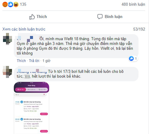 Sau scandal nợ tiền đối tác và bị tố lừa đảo, WeFit vượt bão bằng cách thay đổi chính sách sử dụng: Người đang tập 2 năm giờ còn 4 tháng, 60 buổi tập rút còn 6 buổi! Hàng trăm khách hàng la ó đòi tiền, gọi tên cú lừa - Ảnh 3.