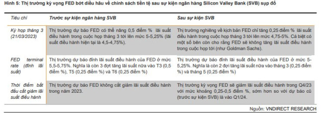 Sau sự kiện SVB, thị trường kỳ vọng Fed cân nhắc hạ lãi suất sớm hơn, nhà đầu tư chứng khoán nên hành động ra sao? - Ảnh 1.