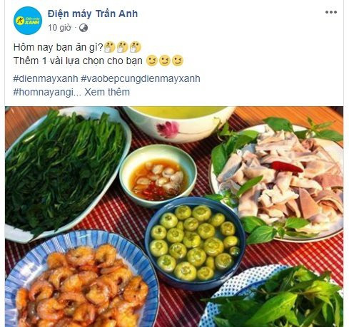 Sau thâu tóm, Thế Giới Di Động đổi fanpage Trần Anh thành nơi chia sẻ mẹo vặt, nấu ăn