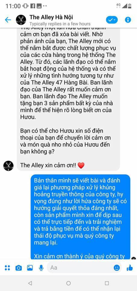  Sau vụ trà sữa The Alley bị tố coi thường shipper, nữ thu ngân kiêm cửa hàng trưởng bị cách chức, chuyển làm nhân viên vệ sinh? - Ảnh 9.