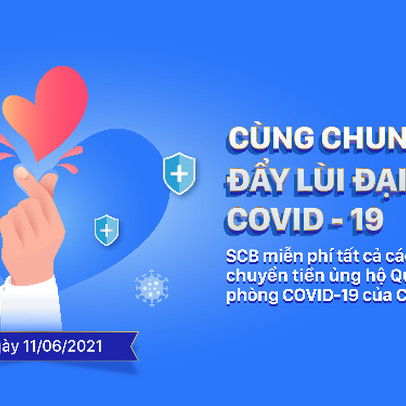 SCB miễn phí chuyển tiền ủng hộ Quỹ vắc-xin phòng chống COVID-19