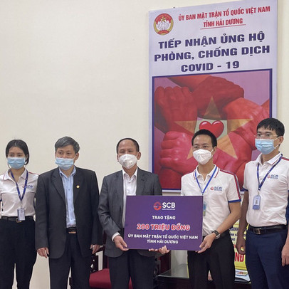 SCB tài trợ công tác phòng chống dịch Covid – 19