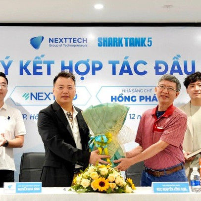 Shark Bình "chốt deal" đầu tiên hậu Shark Tank mùa 5: Gấp đôi vốn cam kết trên sóng, sẽ thương mại hóa áo giáp chống lực dao đâm, chậu cây tưới tự động,...