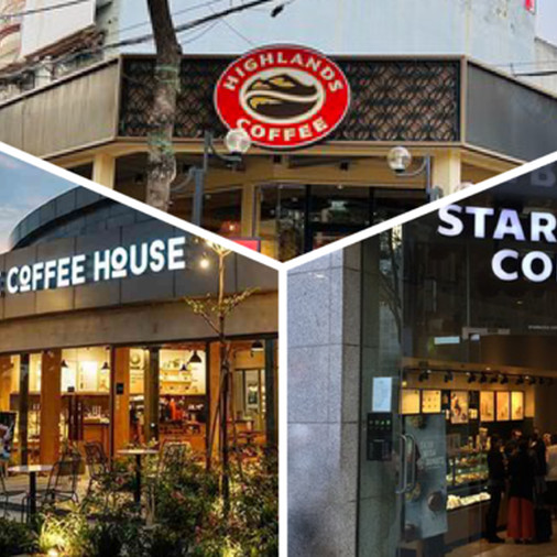 'So găng' Highlands Coffee, Starbucks Việt Nam và The Coffee House