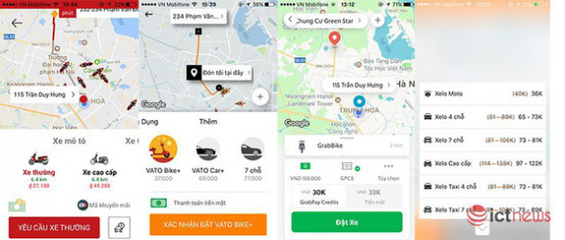 So sánh Fastgo, Xelo, Vato, ABER và "ông lớn" Grab: Cửa nào để ứng dụng Việt cạnh tranh?