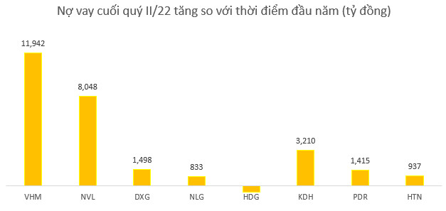 So sánh hệ số nợ của các doanh nghiệp bất động sản - Ảnh 2.