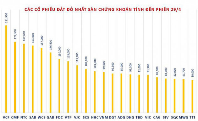 Soi lợi nhuận quý 1 của các cổ phiếu có thị giá đắt đỏ nhất sàn chứng khoán - Ảnh 2.