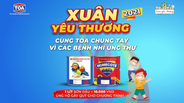 Sơn TOA Việt Nam và “sứ mệnh” mang mùa xuân yêu thương cho các em nhỏ - Ảnh 2.