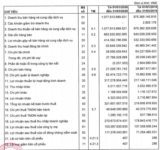 Sonadezi (SNZ) báo lãi 270 tỷ đồng trong quý 1, tăng trưởng 51% so với cùng kỳ - Ảnh 2.