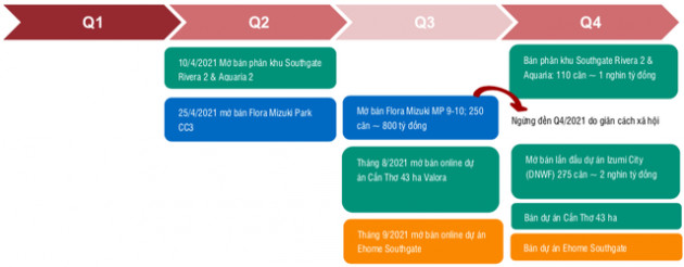 SSI Research: Bị hoãn do Covid-19, Nam Long sẽ bán 4 dự án trong quý 4/2021 với doanh số ước đạt 9.000 tỷ đồng - Ảnh 1.