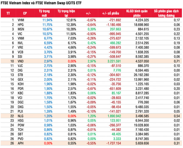 SSI Research dự báo danh mục ETF kỳ quý 1/2022: Thêm vào lượng lớn cổ phiếu NLG, VND, CEO, PVD, VIX; Fubon tăng tỷ trọng VHM, HPG, HDB và ACB - Ảnh 2.