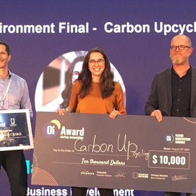 Startup biến khí CO2 thành vật liệu xây dựng, giảm thiểu khí thải tương đương loại 28 triệu ô tô ra khỏi giao thông giành giải nhất của ƠI Award