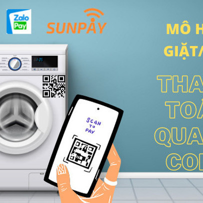 SunPay - "Grab, Uber.... trong lĩnh vực giặt sấy tự động"
