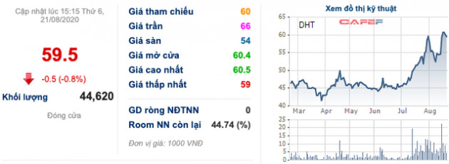 Tăng hơn 30% từ đầu tháng 7, Dược Hà Tây (DHT) chốt phương án bán 20% cho đối tác Nhật với giá 70.000 đồng/cp - Ảnh 1.