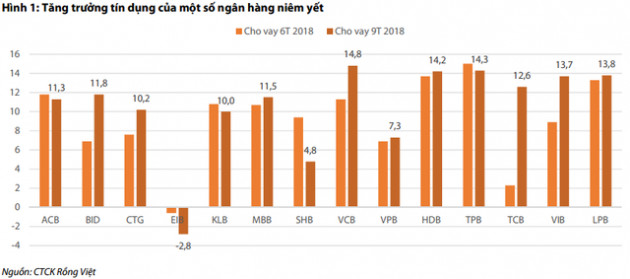 Tăng trưởng tín dụng phân hóa giữa các ngân hàng - Ảnh 1.