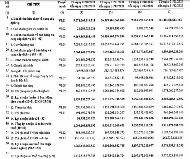 Tập đoàn Cao su (GVR): Lợi nhuận sau thuế quý 4 đạt 1.786 tỷ đồng, giảm 44% so với cùng kỳ 2020 - Ảnh 1.