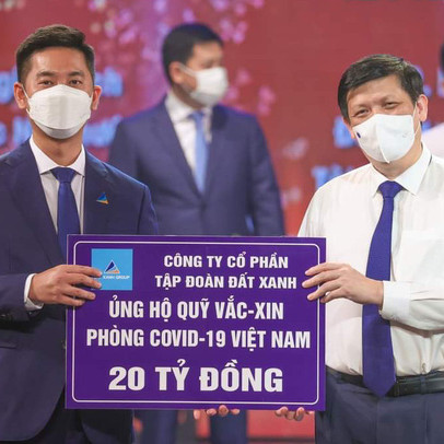 Tập đoàn Đất Xanh ủng hộ 27 tỷ đồng cho Quỹ vaccine phòng chống Covid-19 và các địa phương