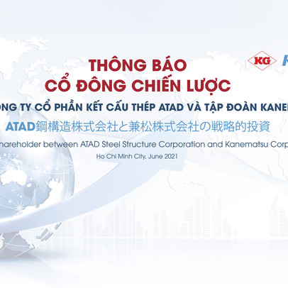 Tập đoàn Kanematsu chính thức trở thành cổ đông chiến lược của ATAD